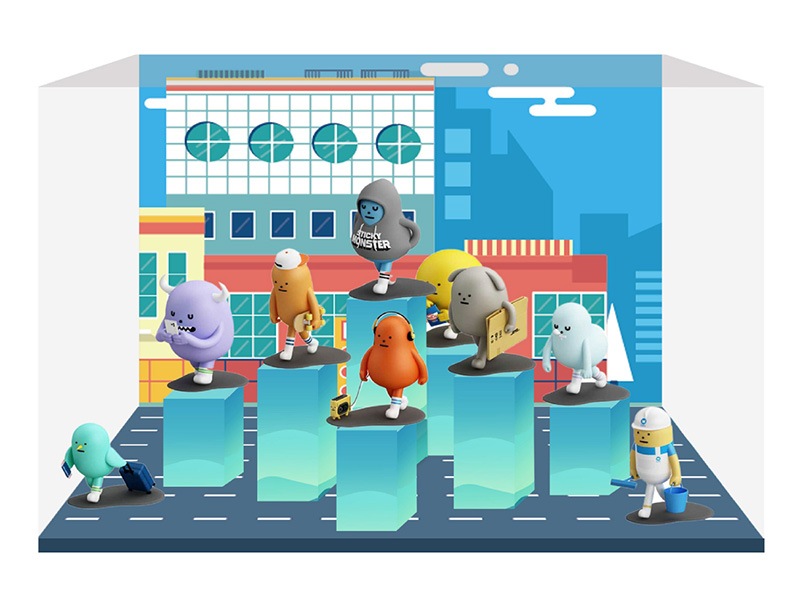 SML黏黏怪步步系列盲盒