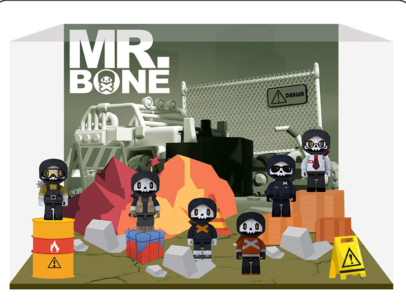 CJ0021 MR.BONE. 骨头先生求生系列盲盒
