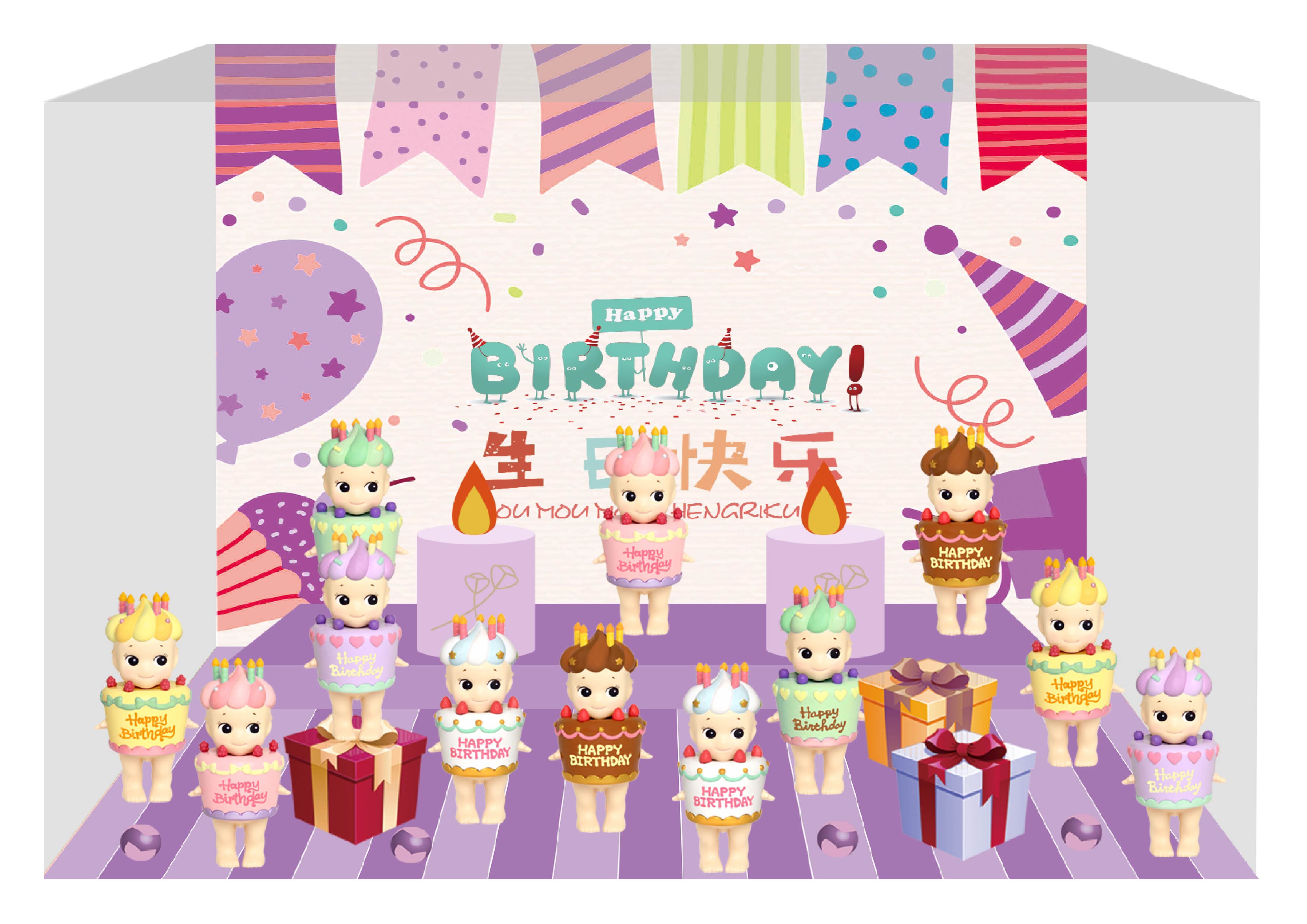 CJ0031 Sonny Angel·Sonny Angel 生日礼物系列微场景