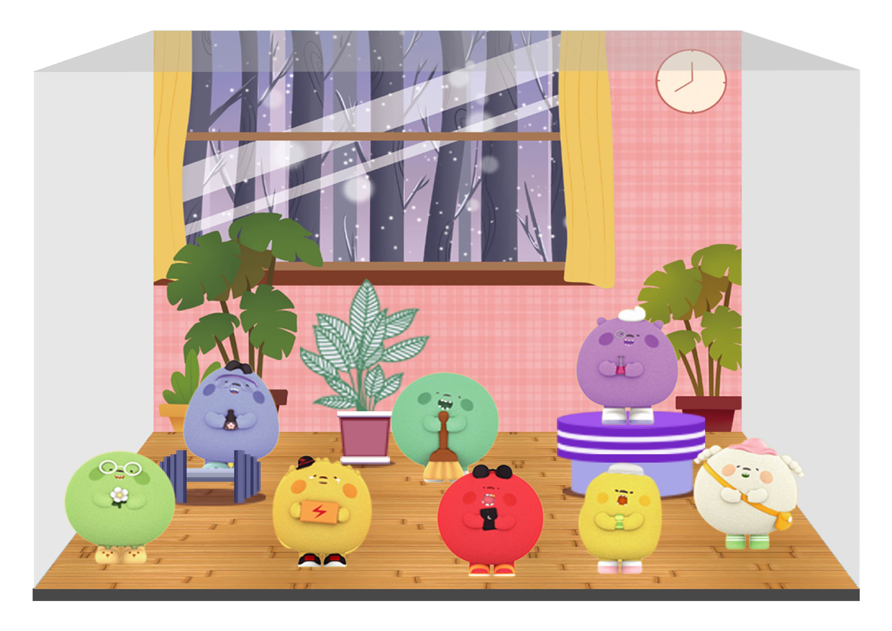 CJ0150 蓬蓬怪-微场景