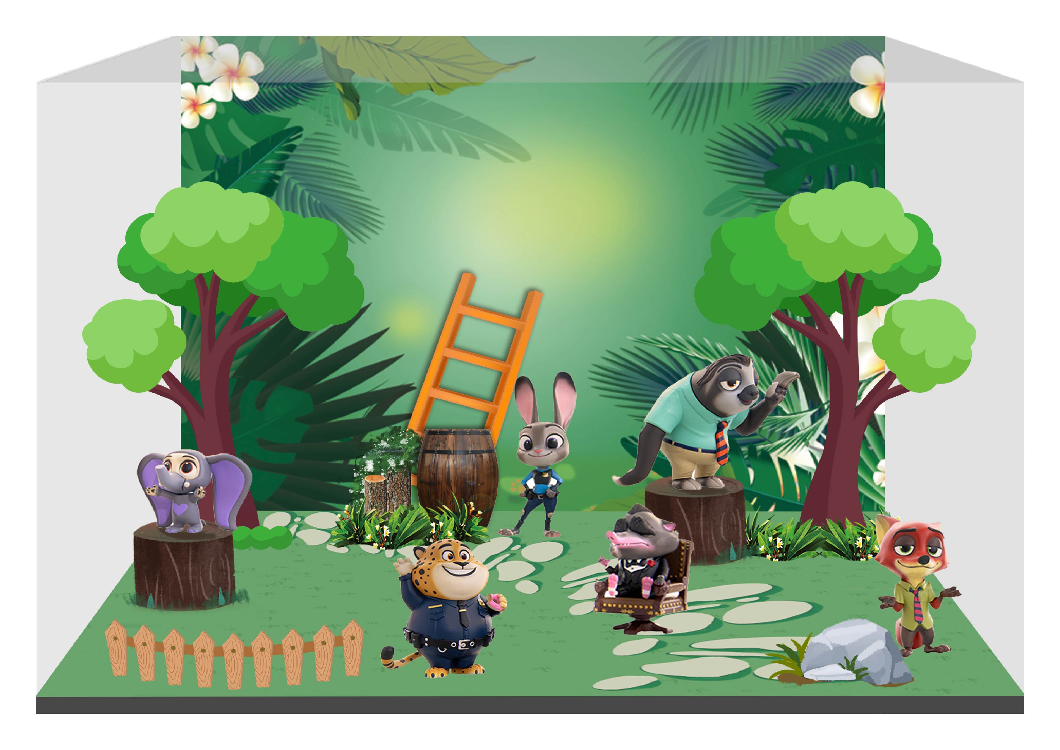 CJ0088 疯狂动物城系列-微场景