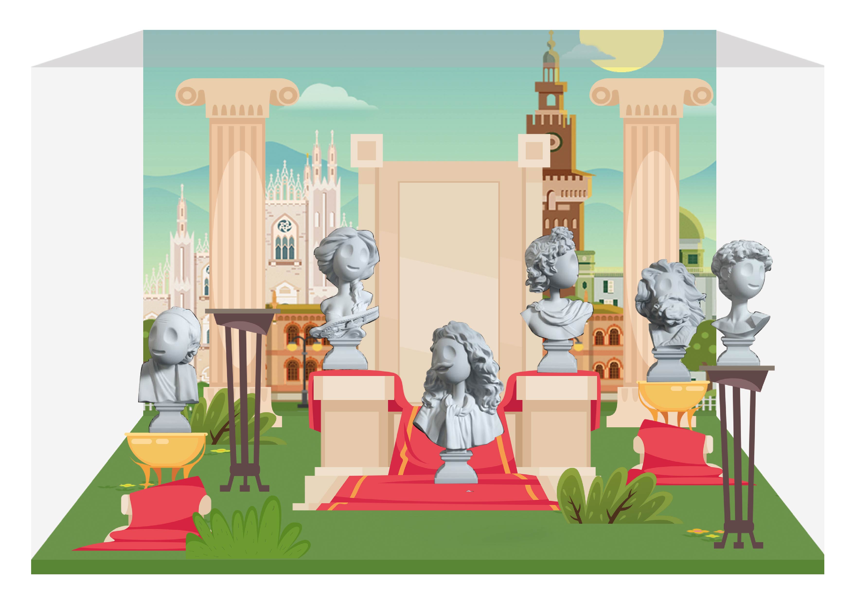 CJ0148 无声呐喊·世界名画系列盲盒第三弹-微场景