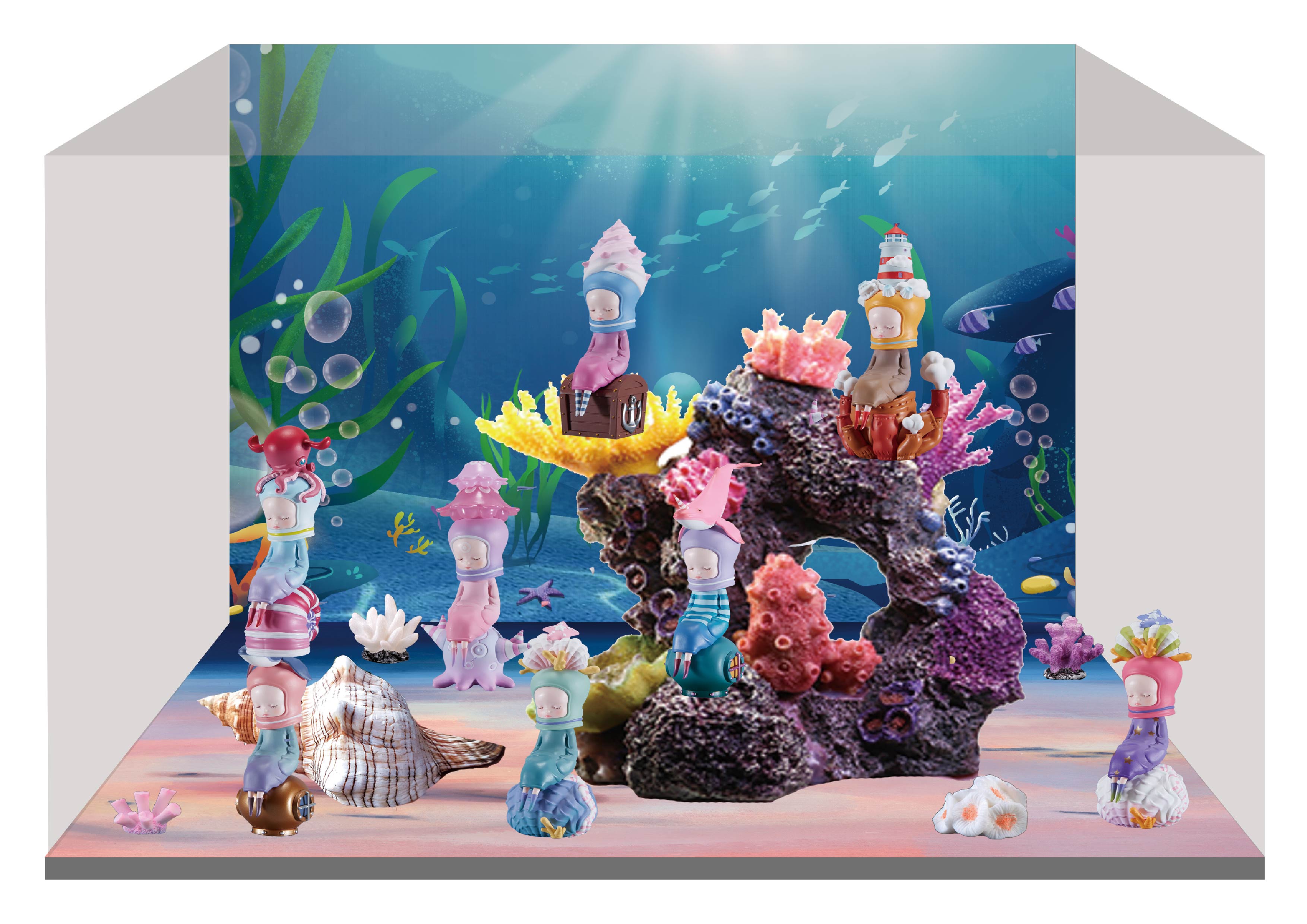 CJ0009 GUMON谷蘑二代-梦语海洋 微场景