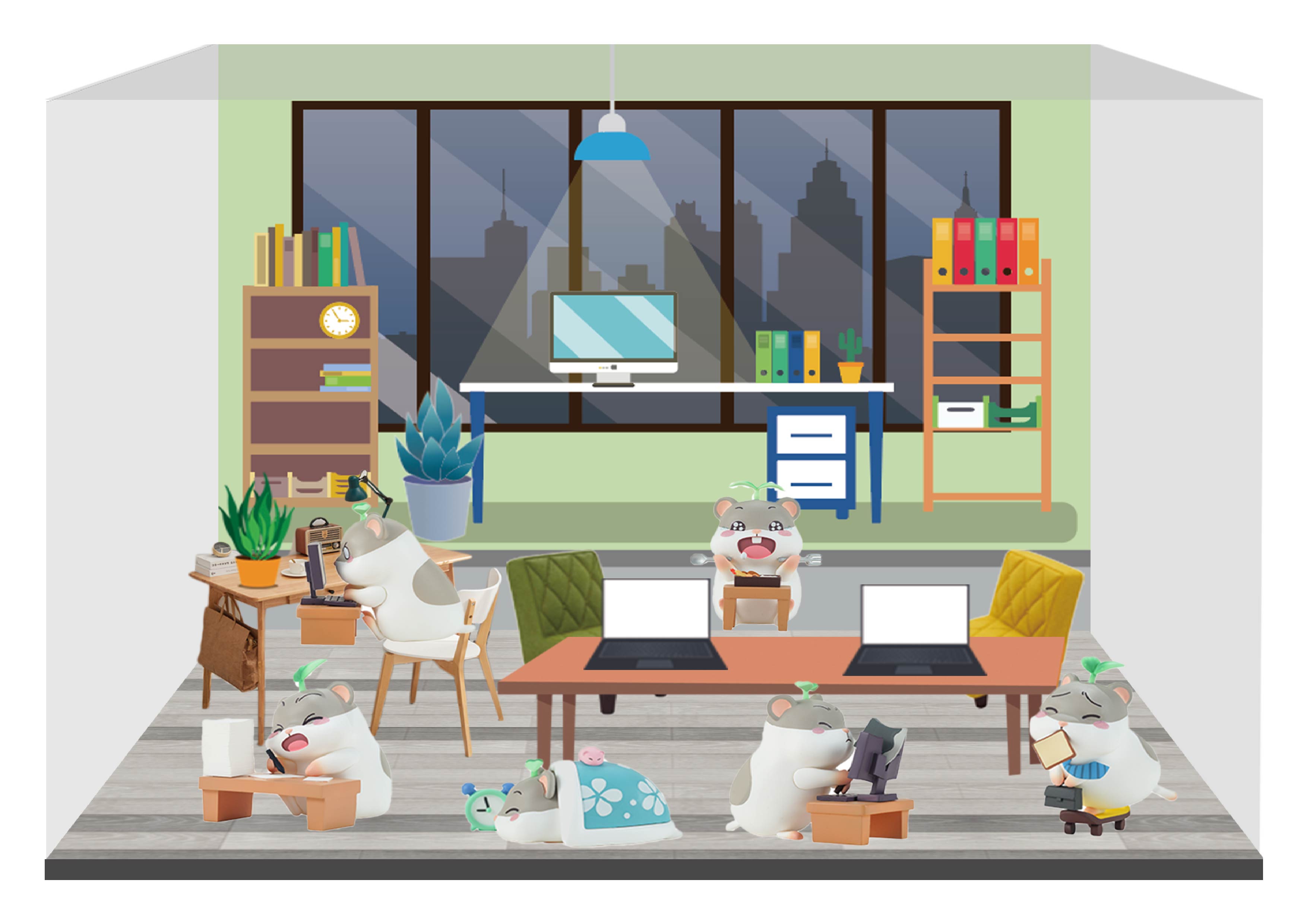 CJ0085 小仓鼠笛笛·工作篇