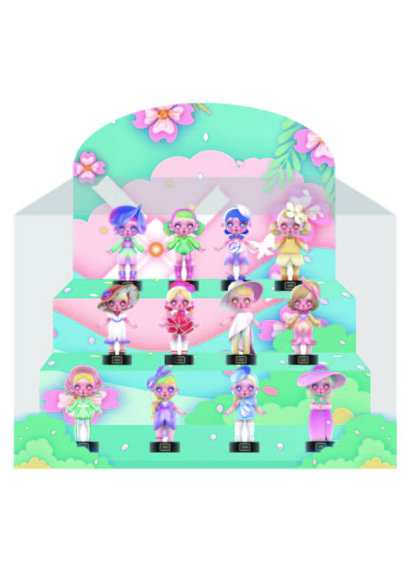 JT0307 Laura花卉系列-阶梯