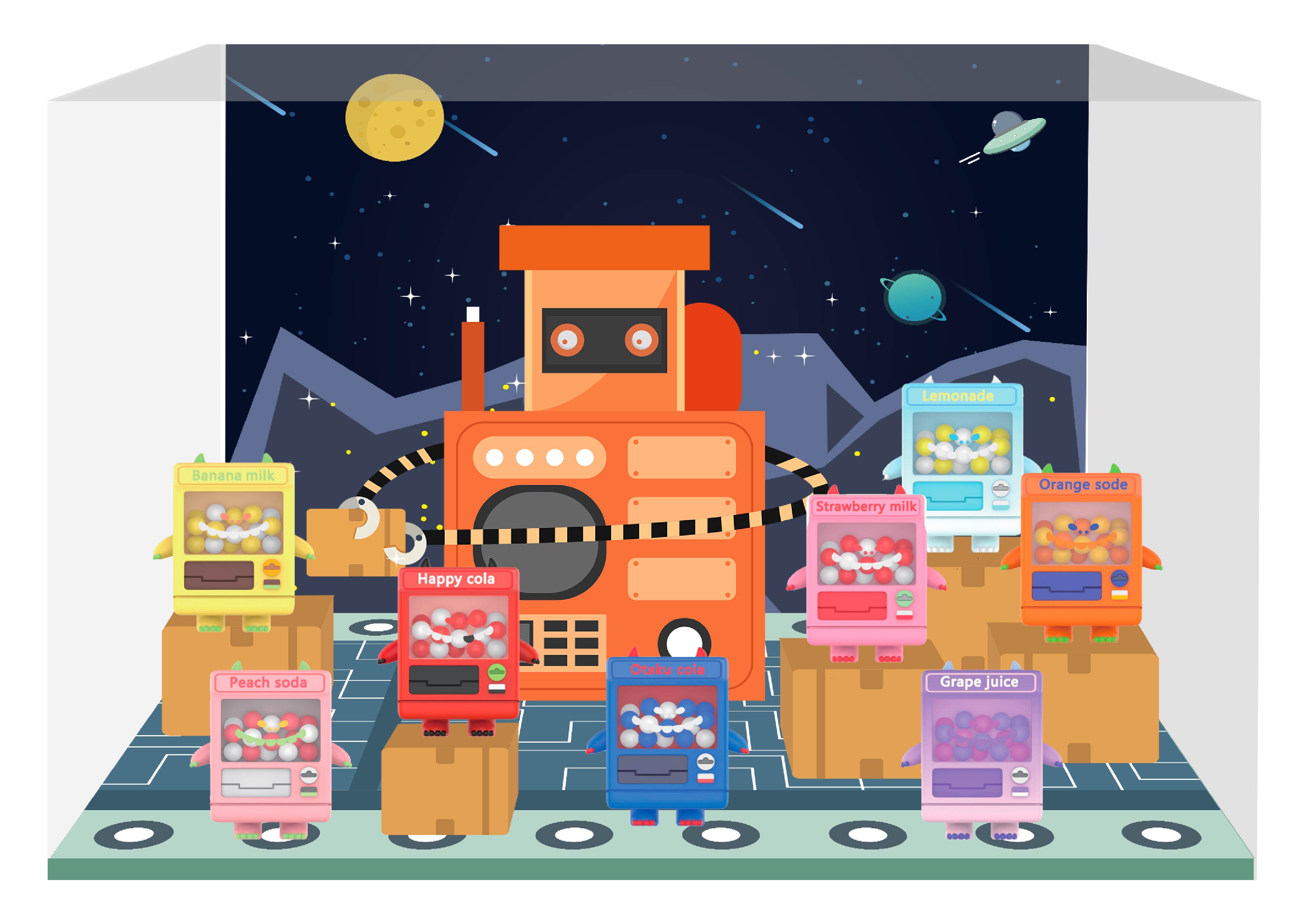 CJ0155回忆贩卖机·回忆贩卖机系列盲盒微场景