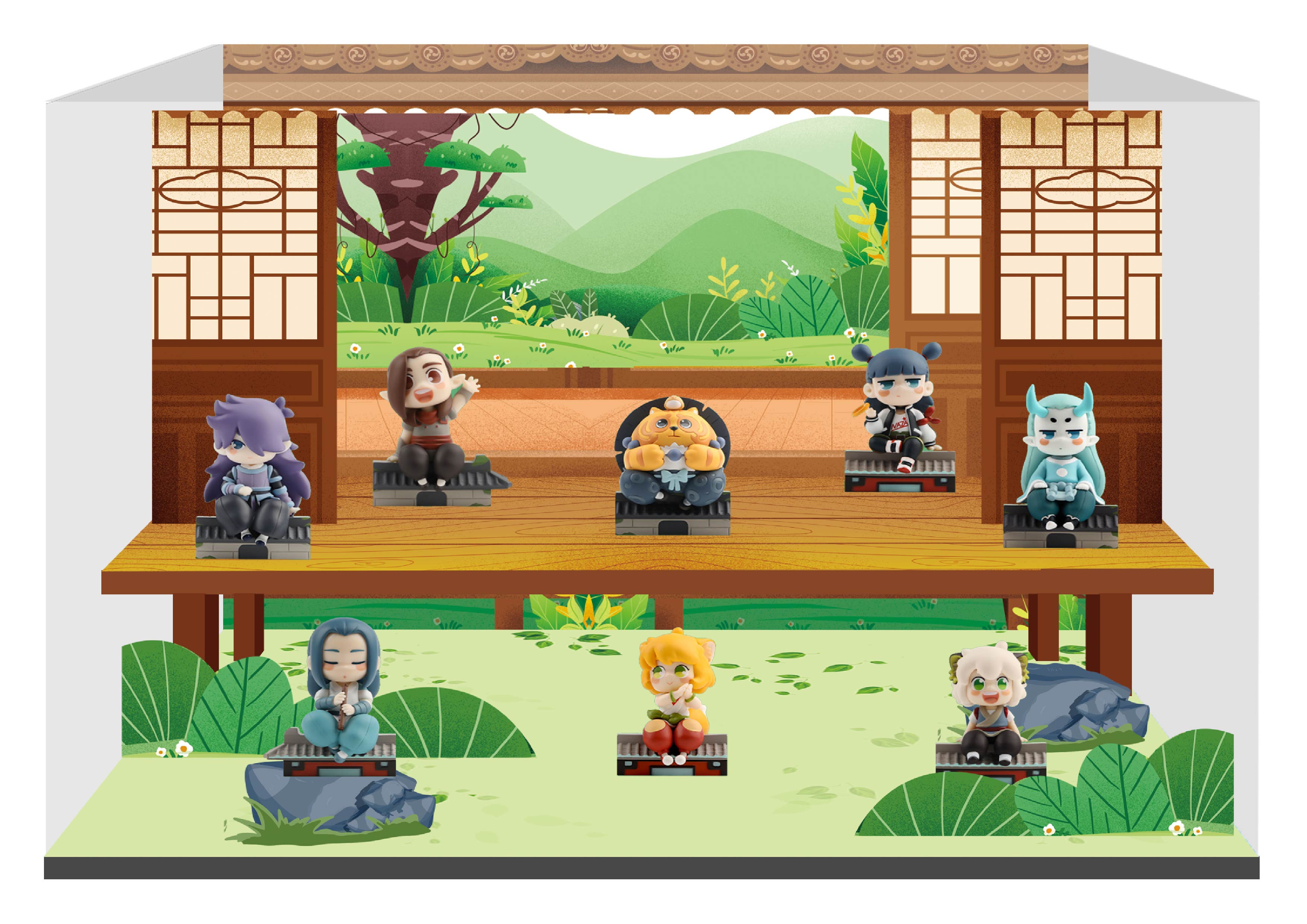 CJ0071 罗小黑·屋檐系列-微场景