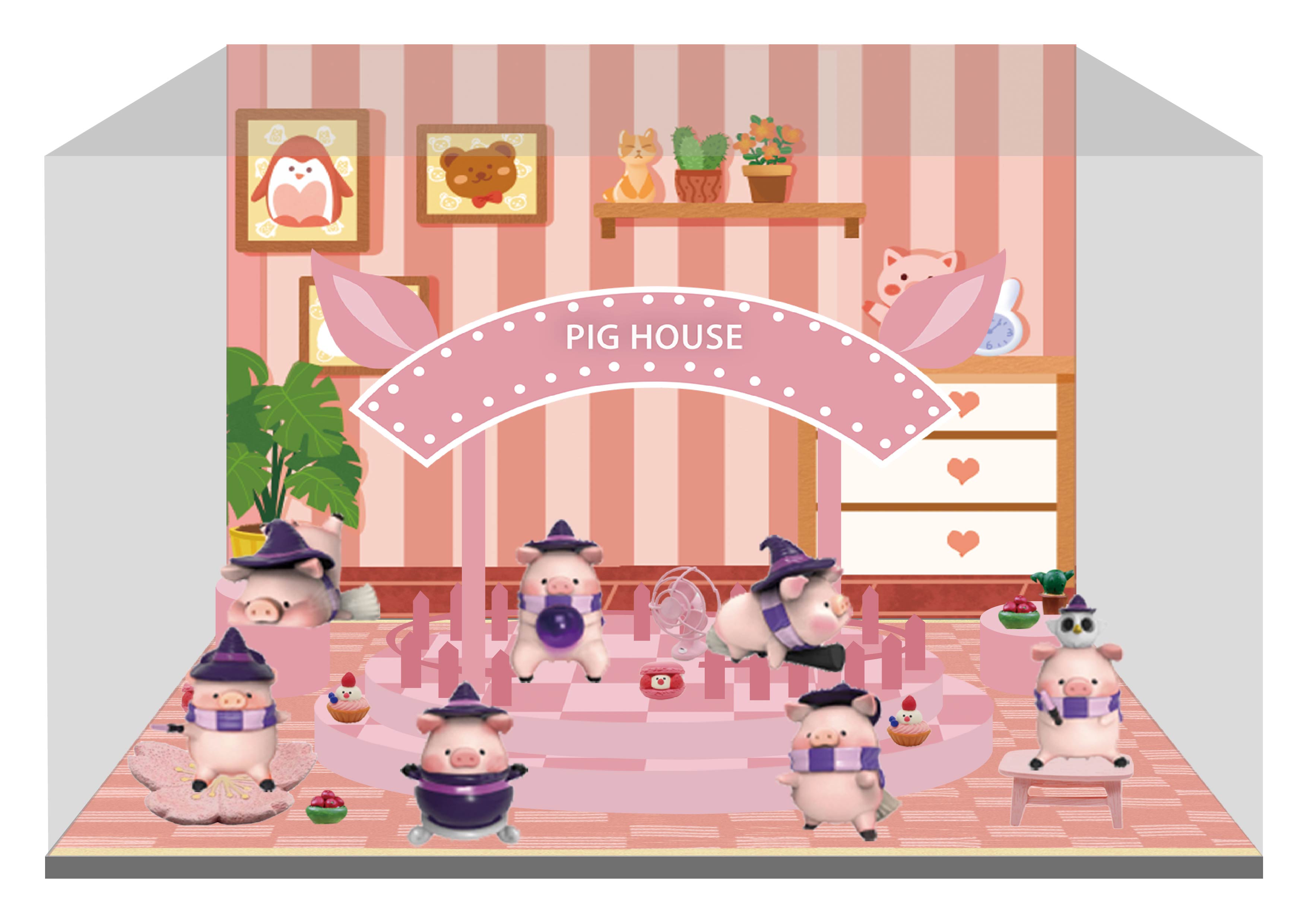 CJ0058 LULU猪第二弹魔法系列