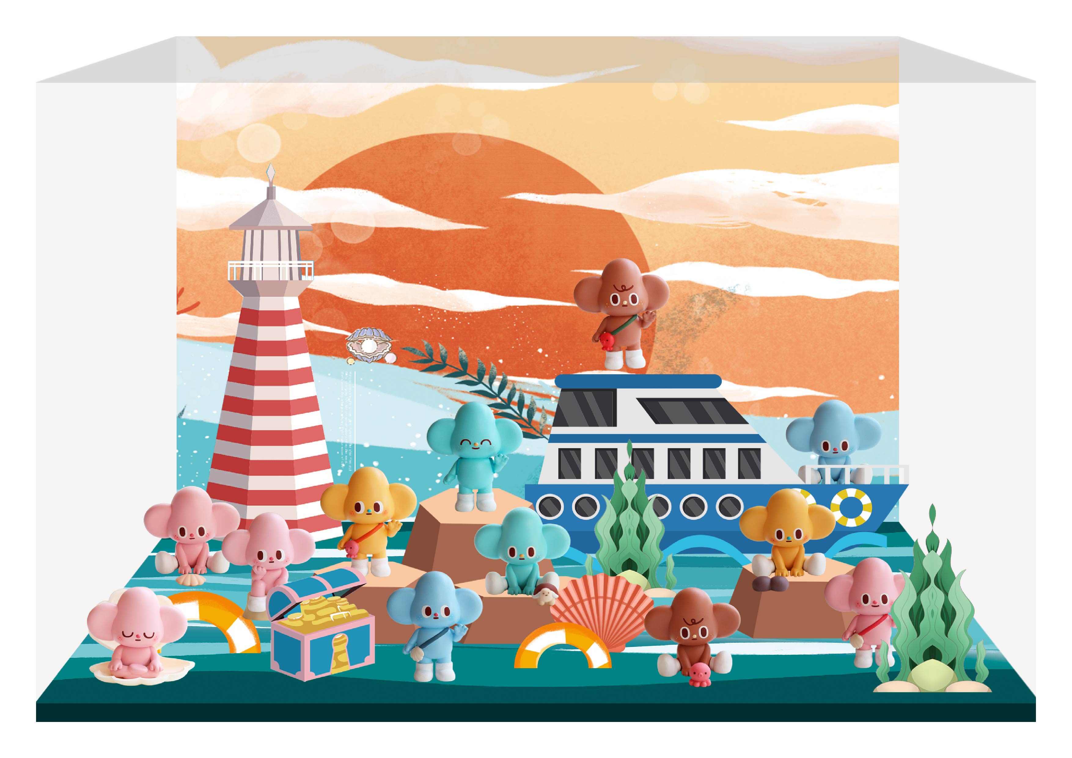 CJ0032 Starfy·海星宝宝系列盲盒-微场景