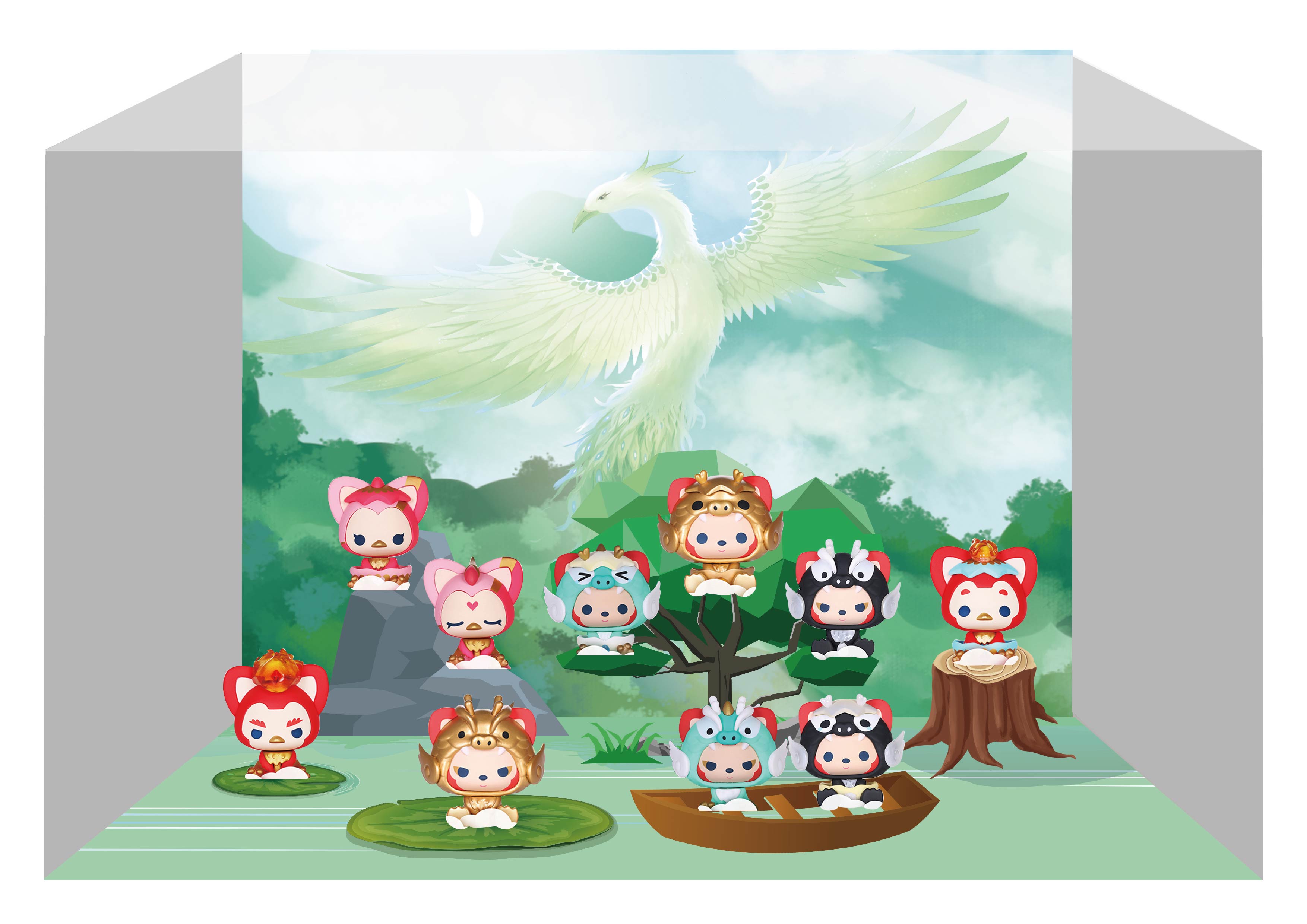 CJ0064 阿狸迷你公仔·中华神兽