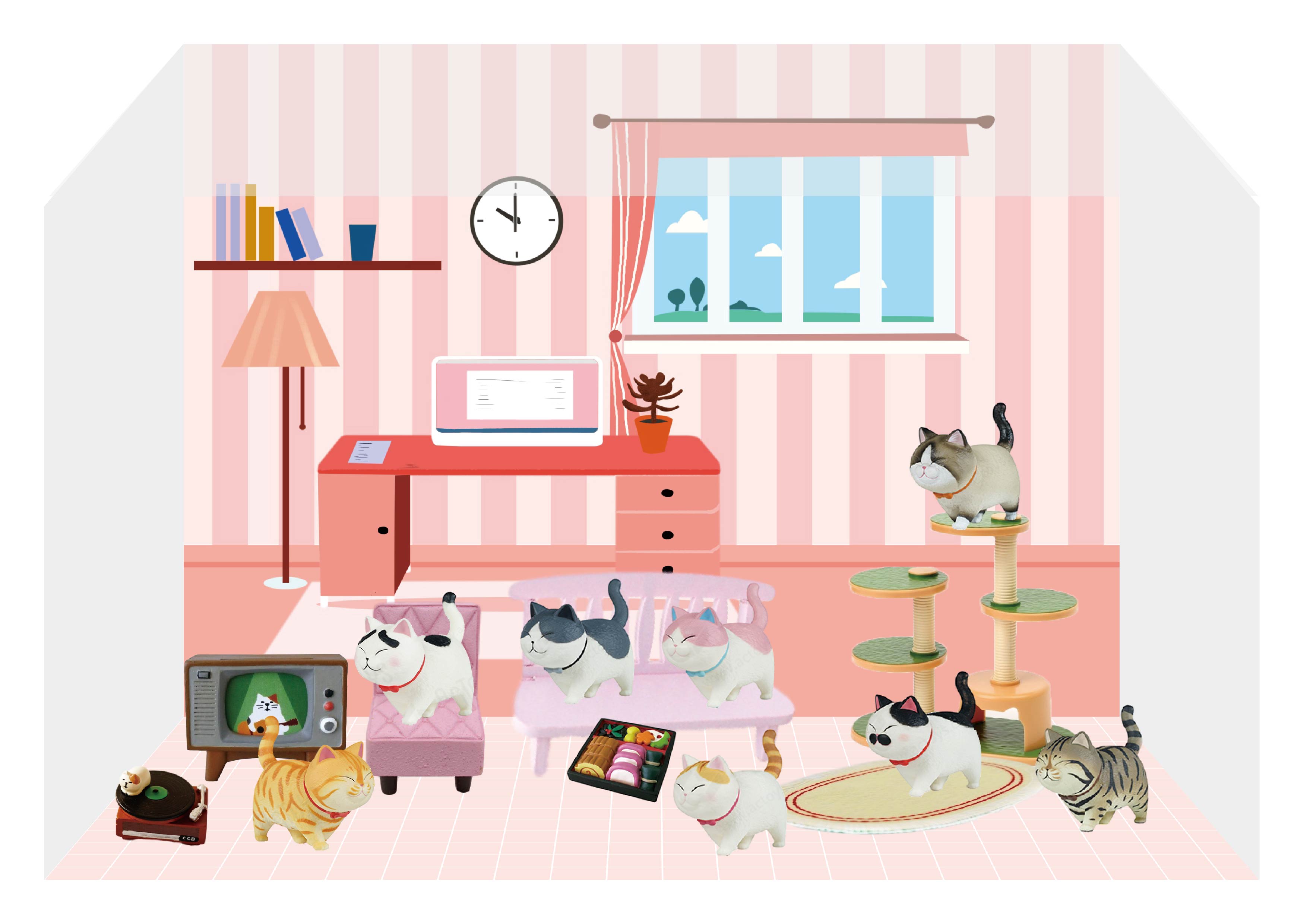 CJ0077 喵喵满袋·1.1摇摆铃铛