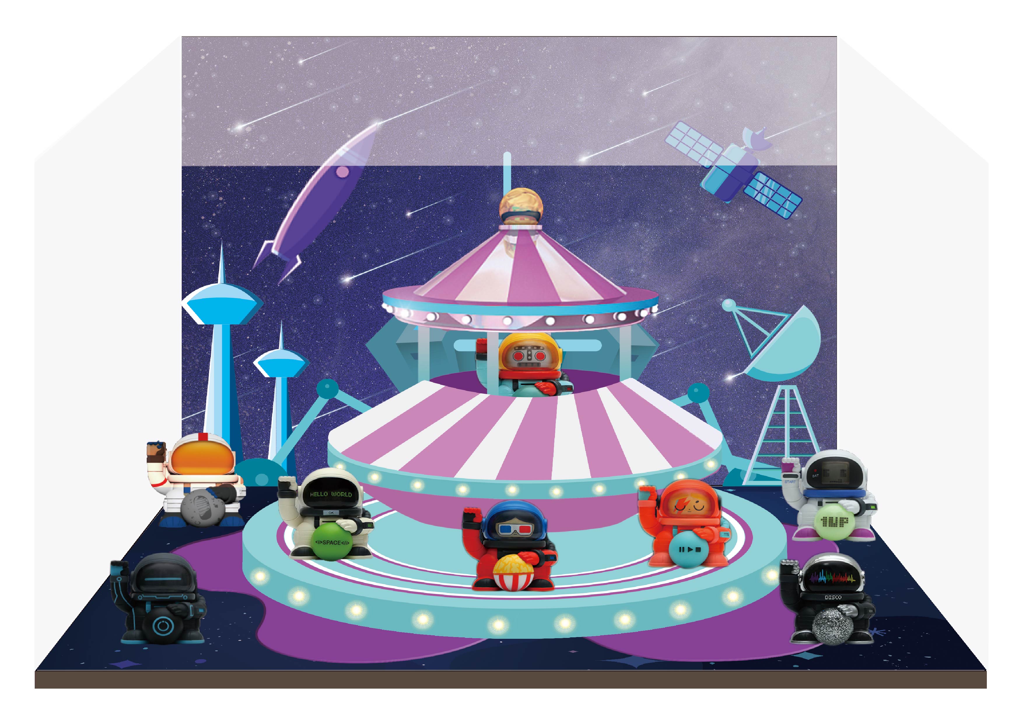 CJ0138 招财宇航员·Back to Future(微场景)