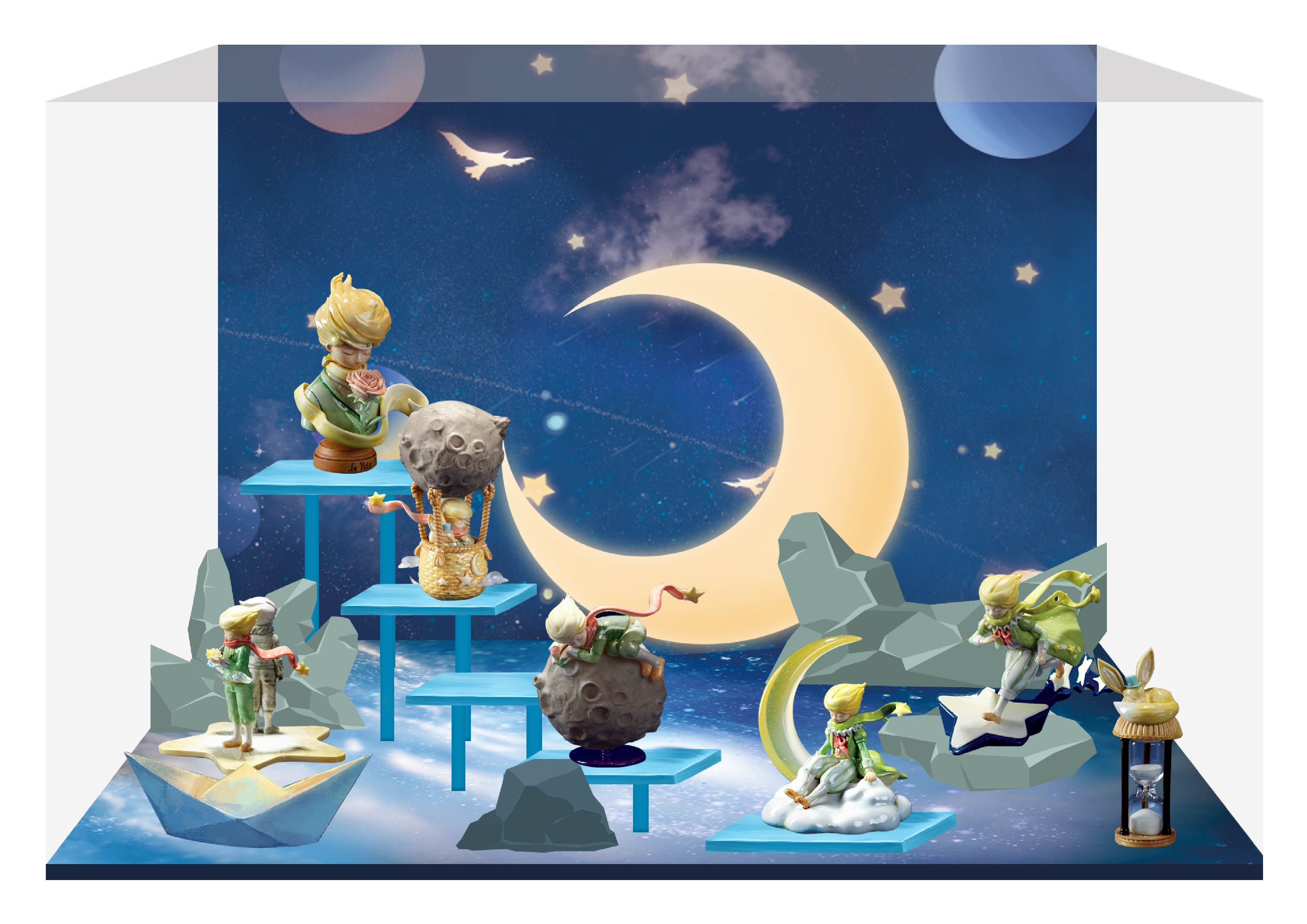 CJ0134小王子·盲盒第一弹：秘密之物语-微场景