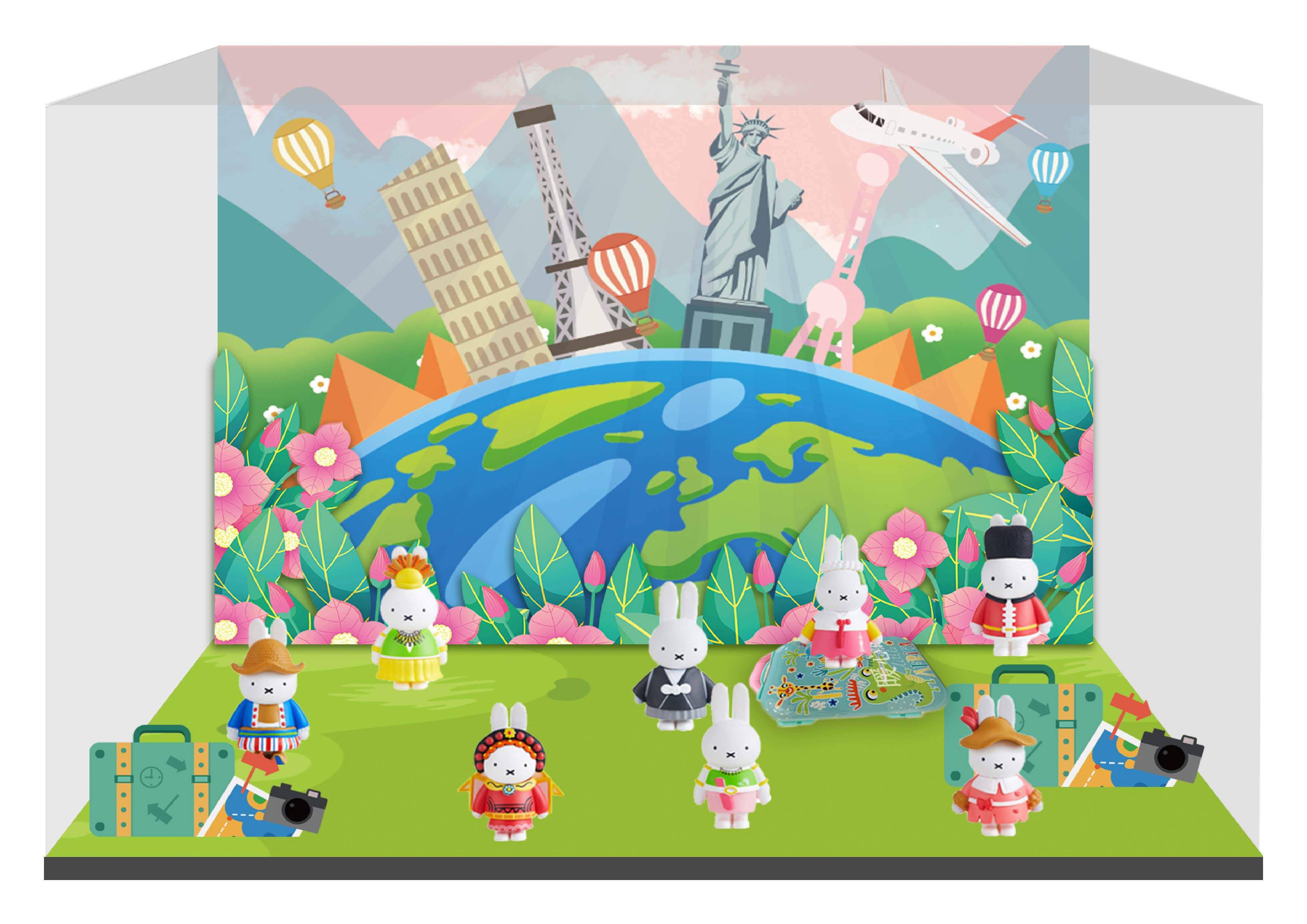 CJ0144 米菲·环球之旅盲盒（微场景）