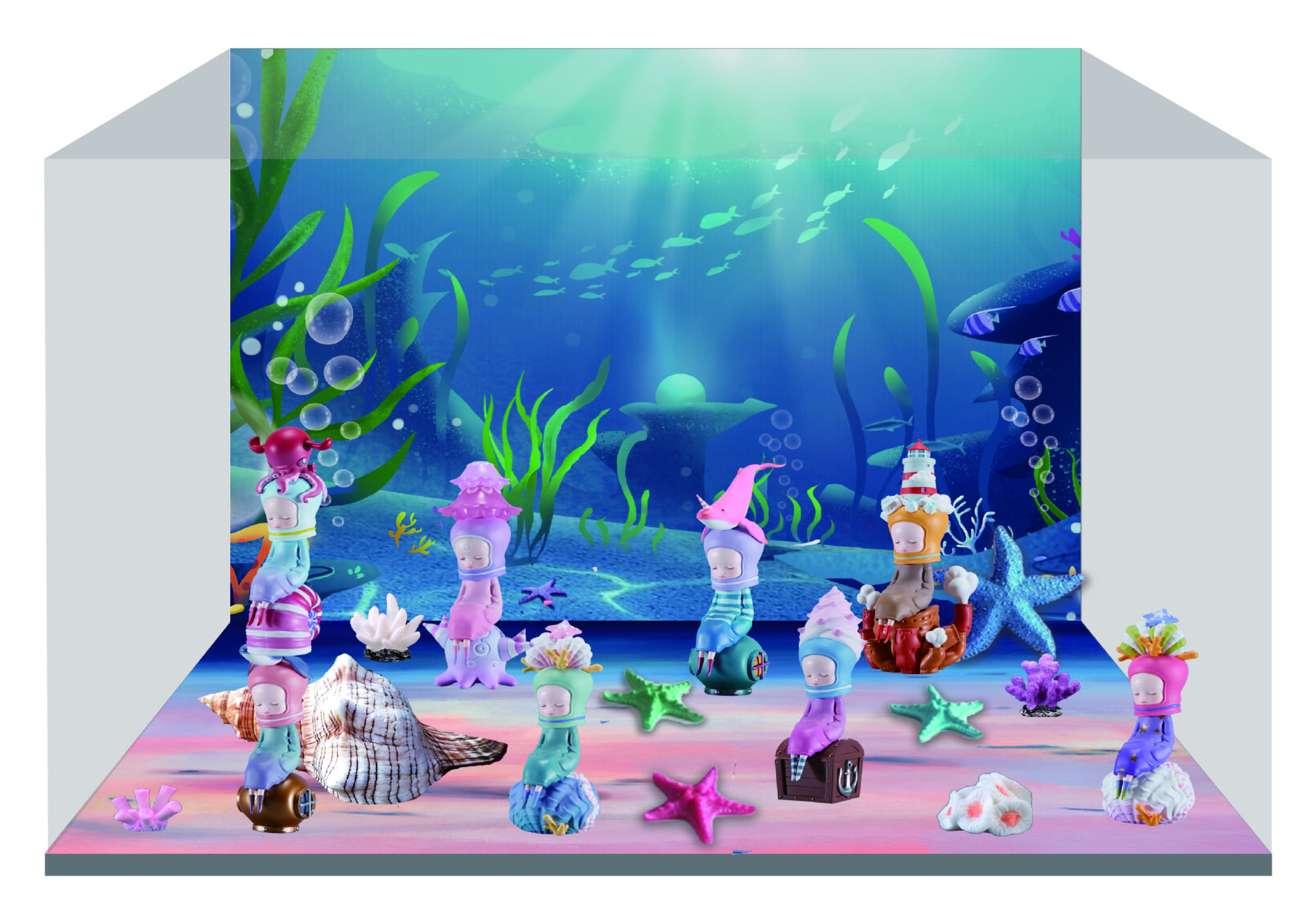 CJ0055 GUMON谷蘑二代-梦语海洋 微场景