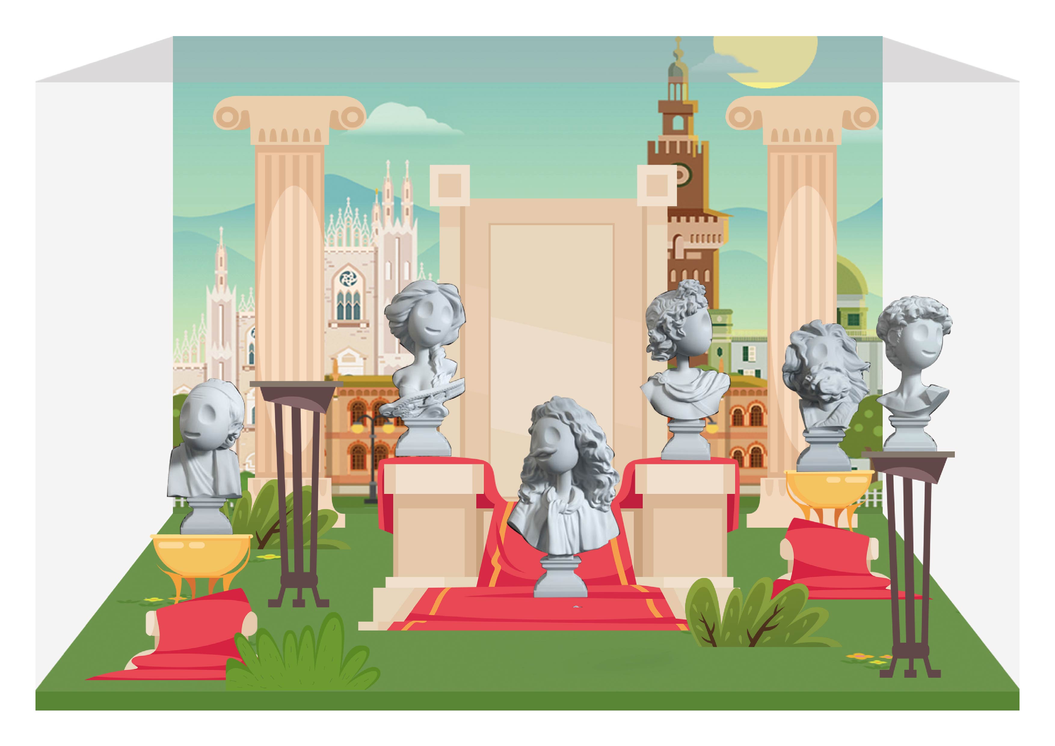 CJ0133 无声呐喊·世界名画系列盲盒第三弹-微场景