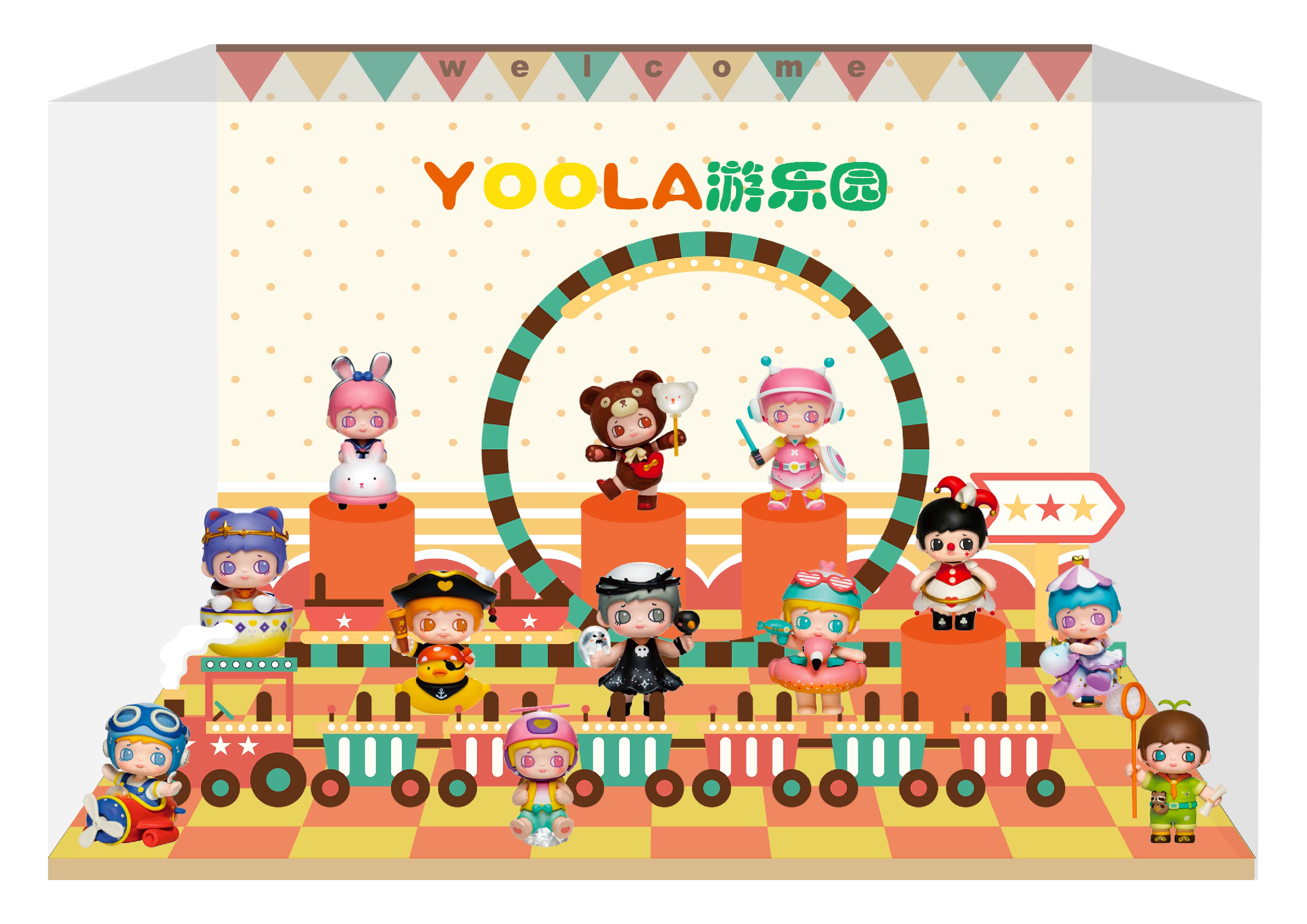 CJ0037 Yoola悠拉·Yoola悠拉游乐园系列微场景