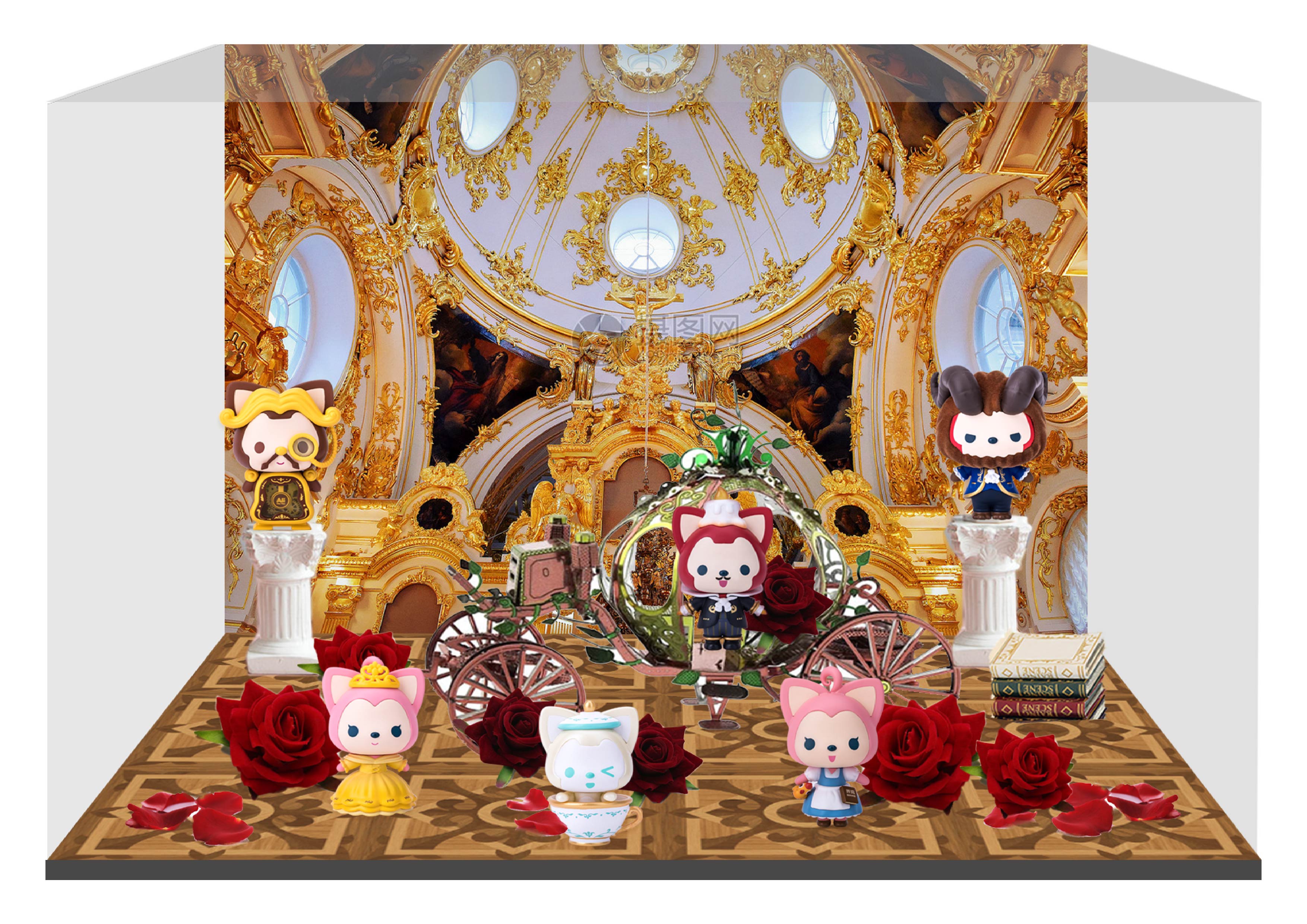 CJ0063 阿狸·迷你公仔童话系列5-玫瑰秘境