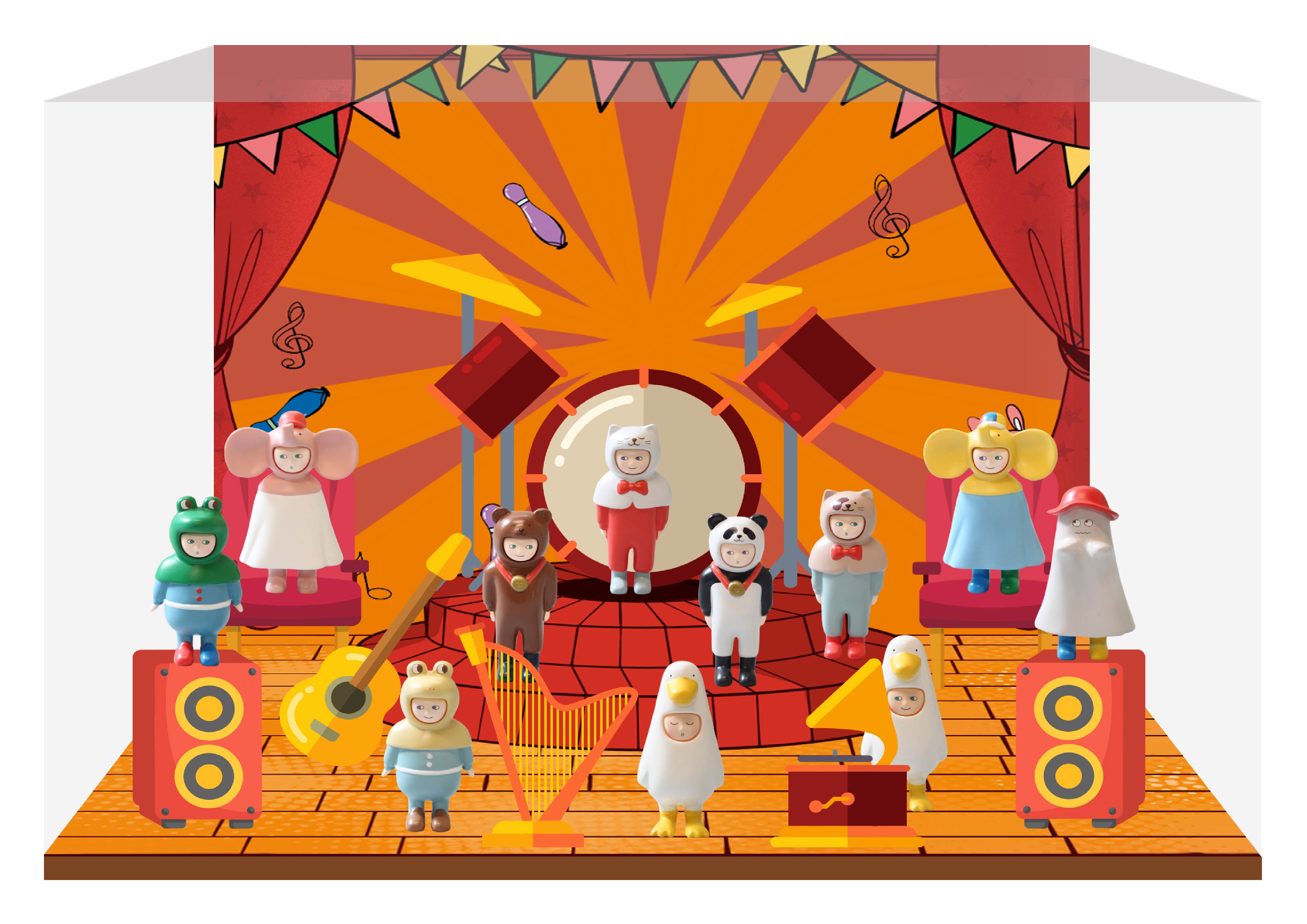 CJ0040 CBB·剧场系列盲盒-微场景