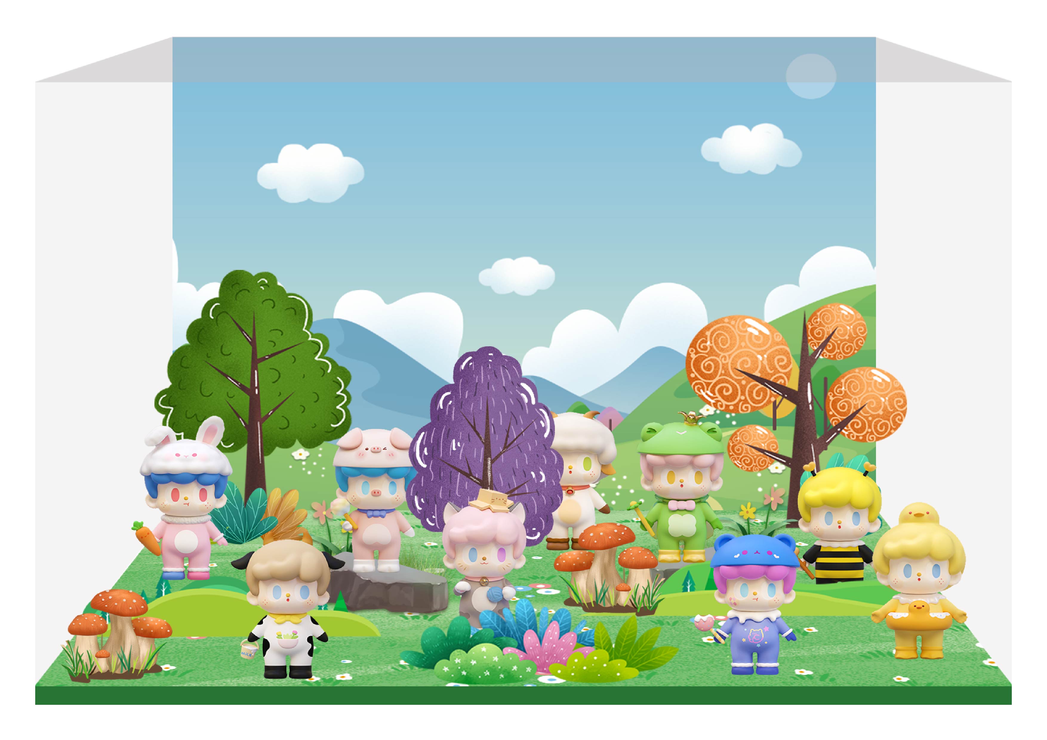 CJ0006 bunby森林奇遇盲盒-WOOP微场景