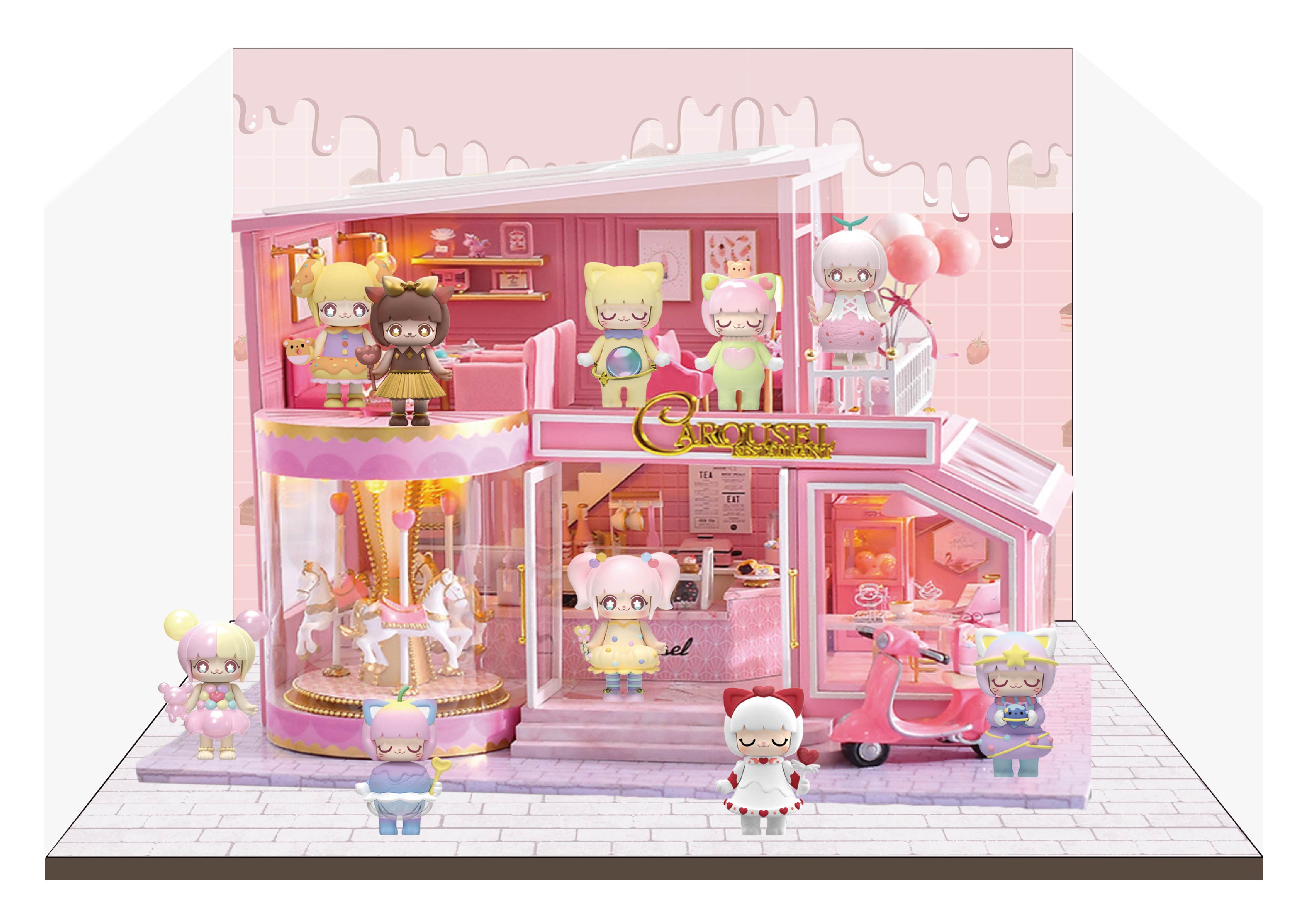 CJ0013 Kimmy&Miki甜品派对系列（微场景）