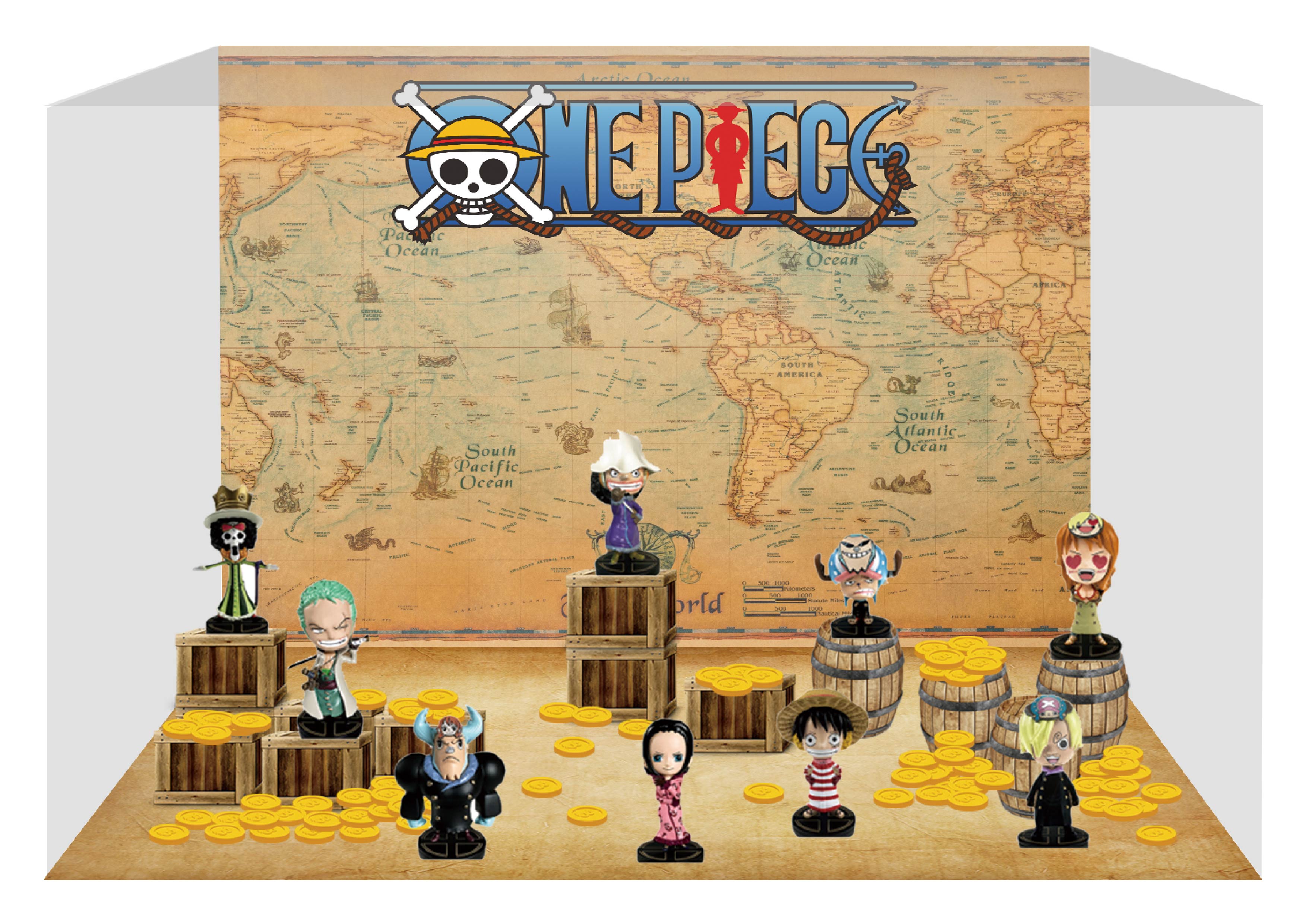 CJ0117 航海王ONEPIECE·班克禁区系列盲盒印章微场景