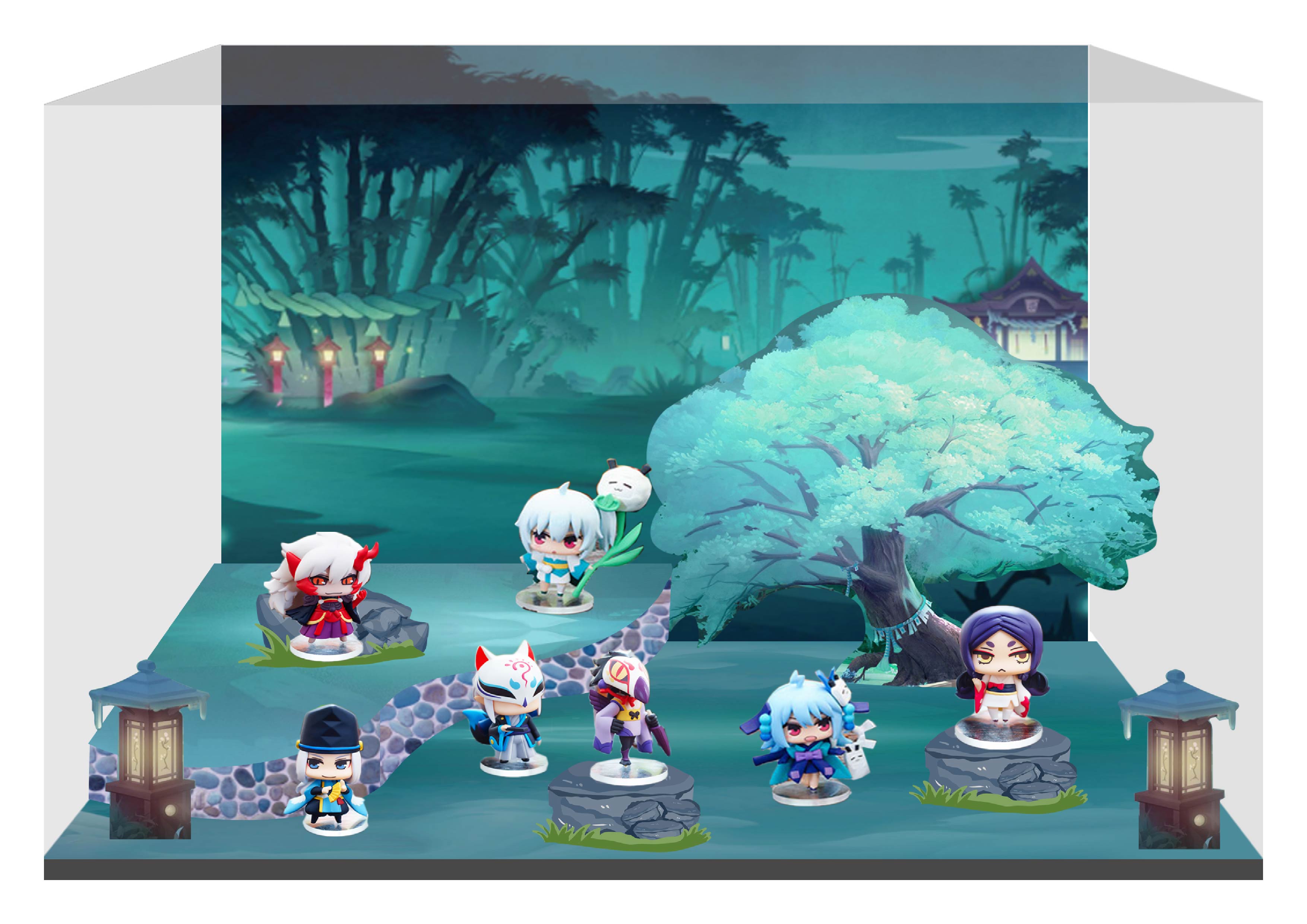 CJ0126 琪拉宝宝·KiraPika阴阳师联名系列-微场景