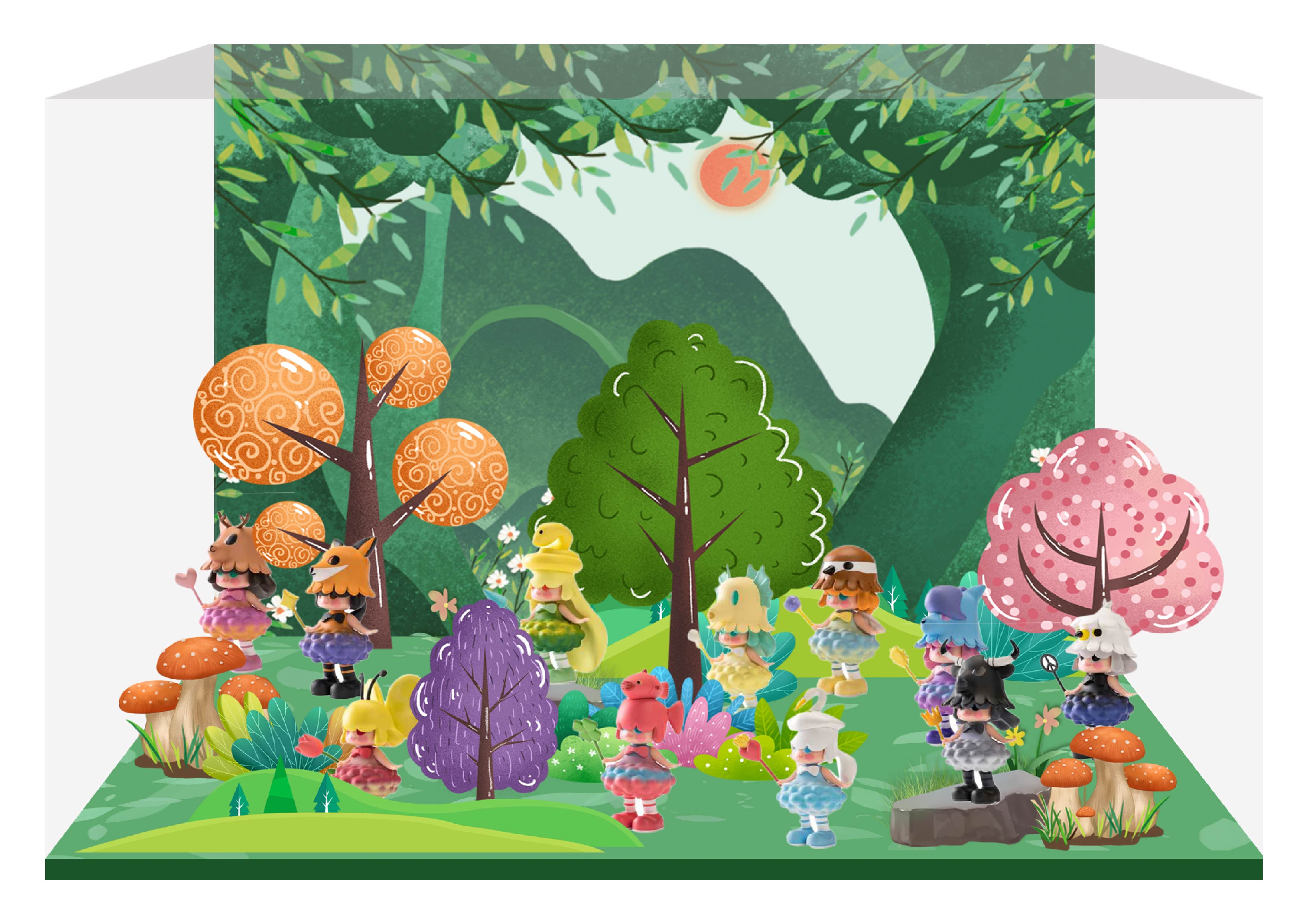 CJ0015 LOFI凯尔特十二生肖盲盒-微场景